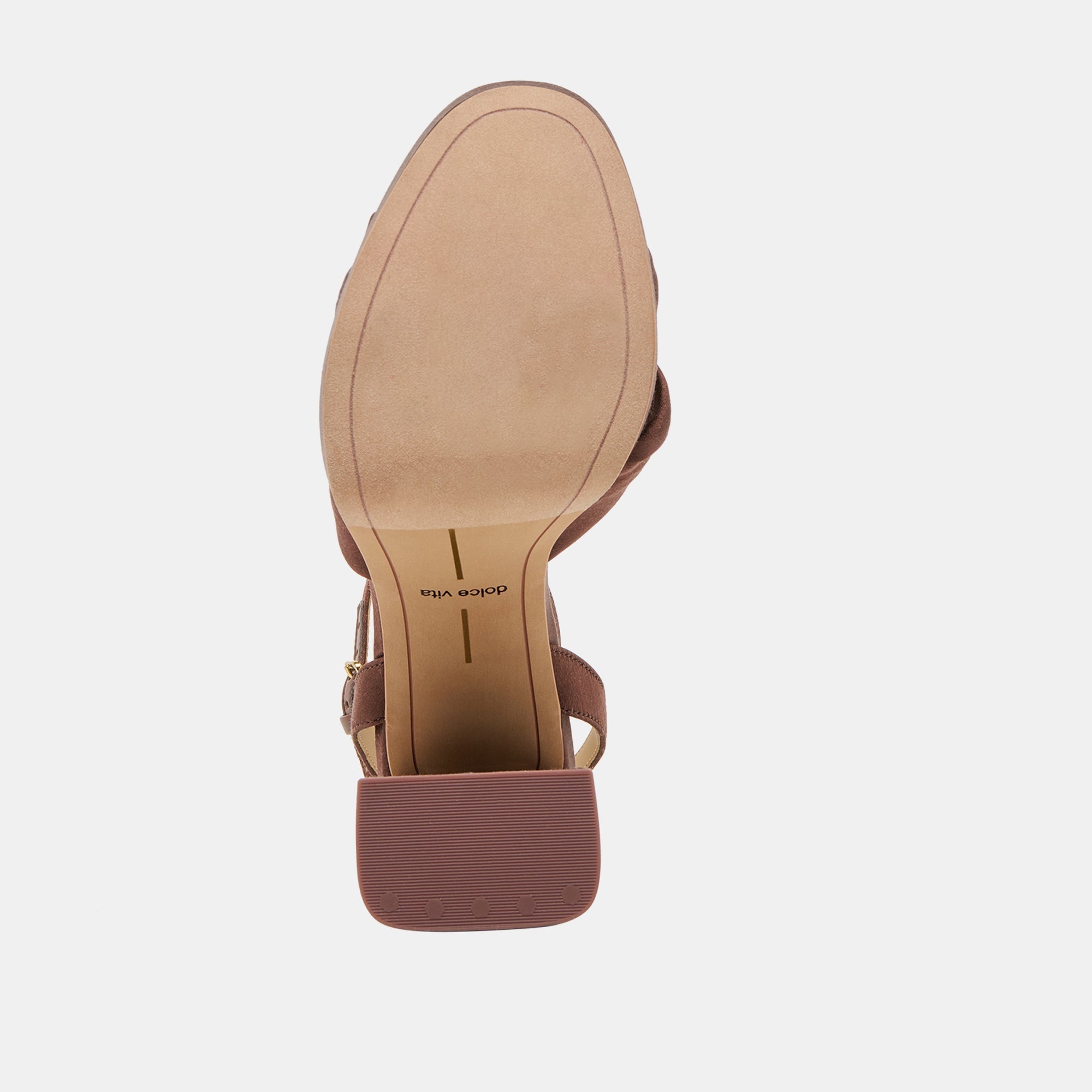 PARLO HEELS MID BROWN SATIN