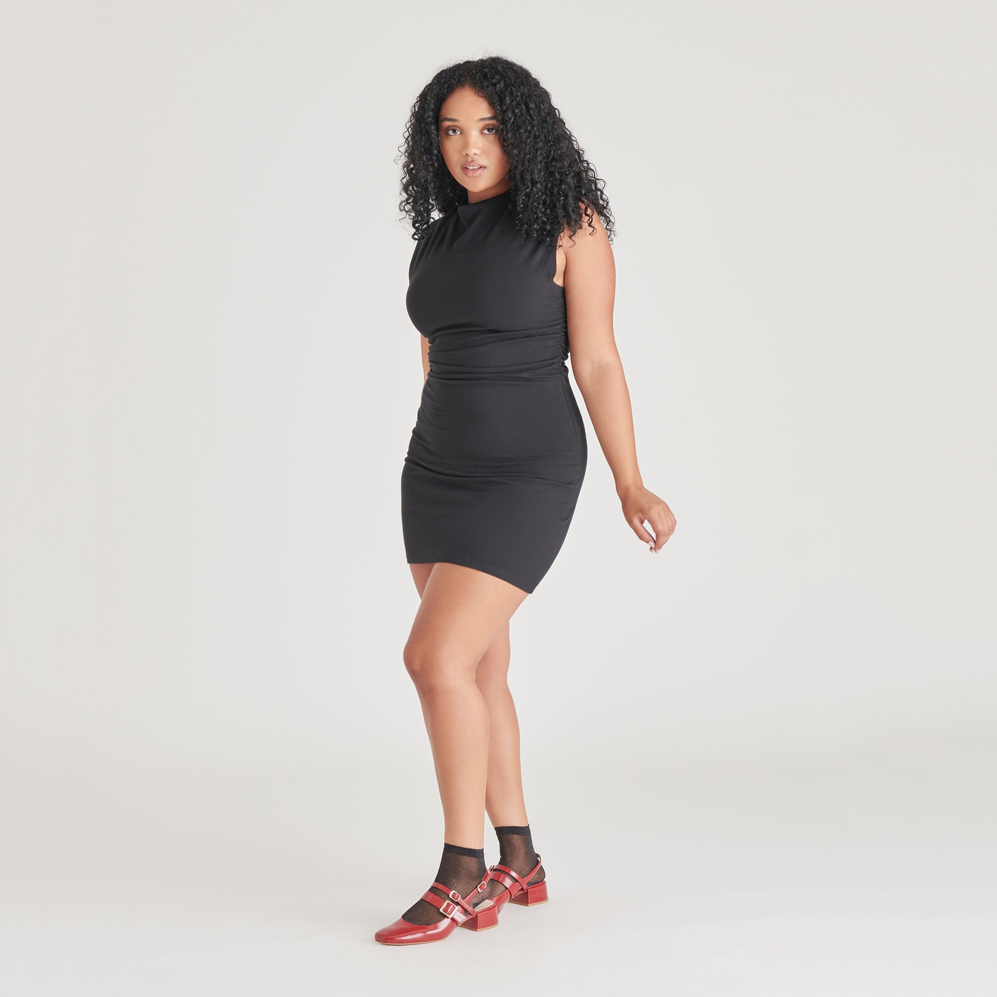 PATZY HEELS CRIMSON CRINKLE PATENT LEATHER