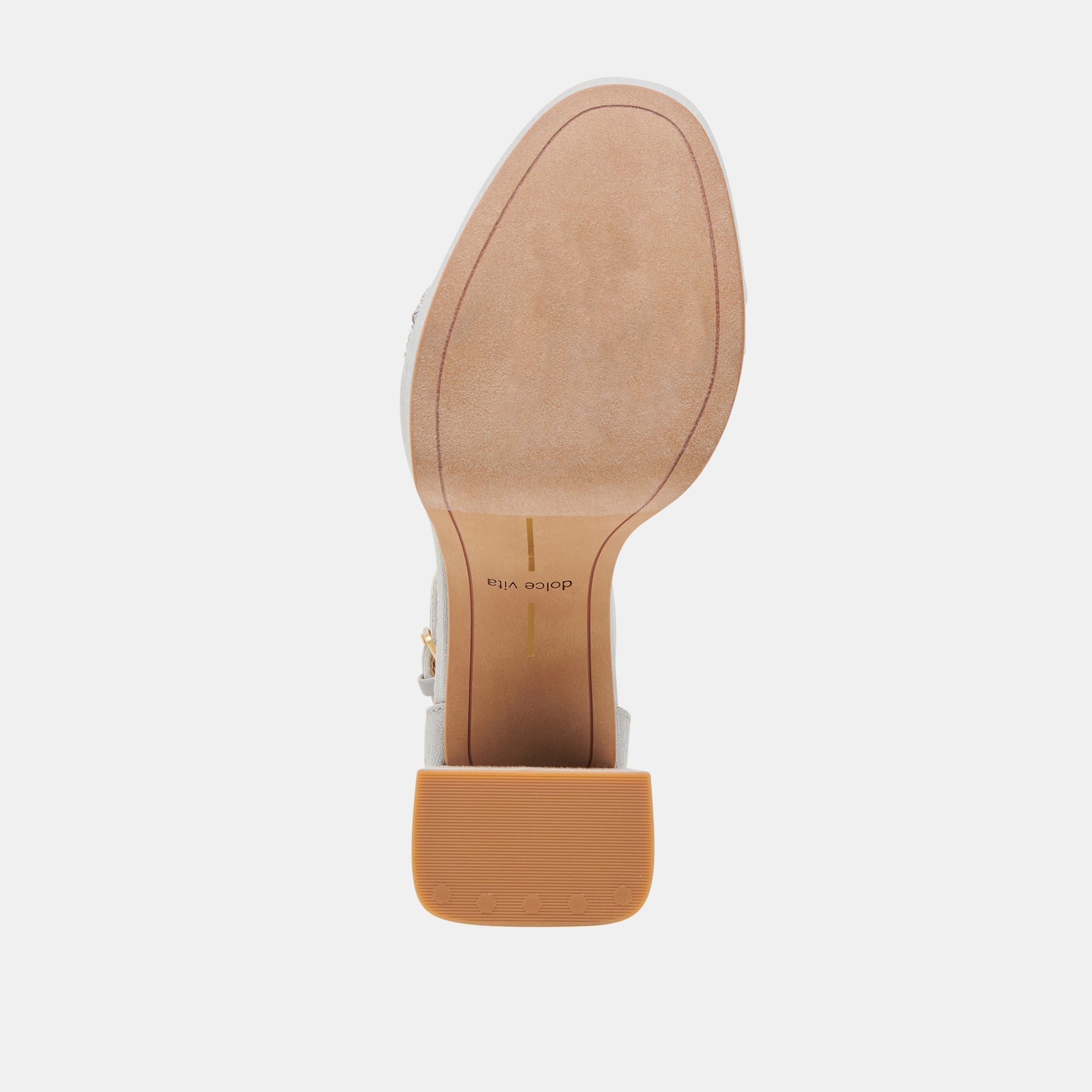 PELTIN HEELS GREY WOVEN RAFFIA