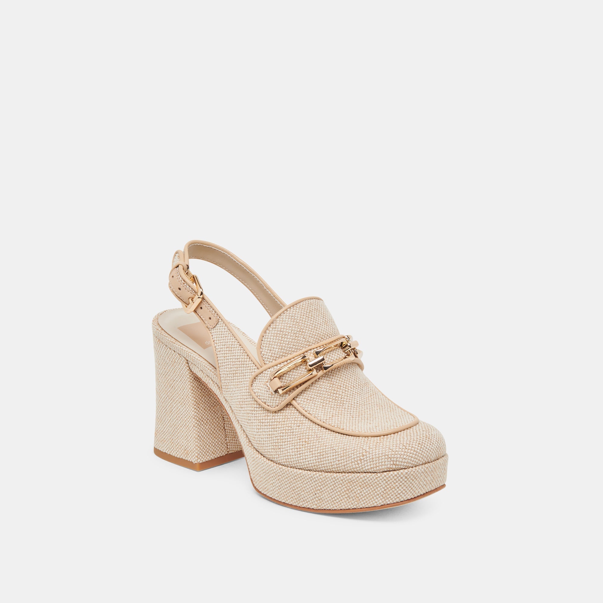 SIRUS HEELS SANDSTONE WOVEN
