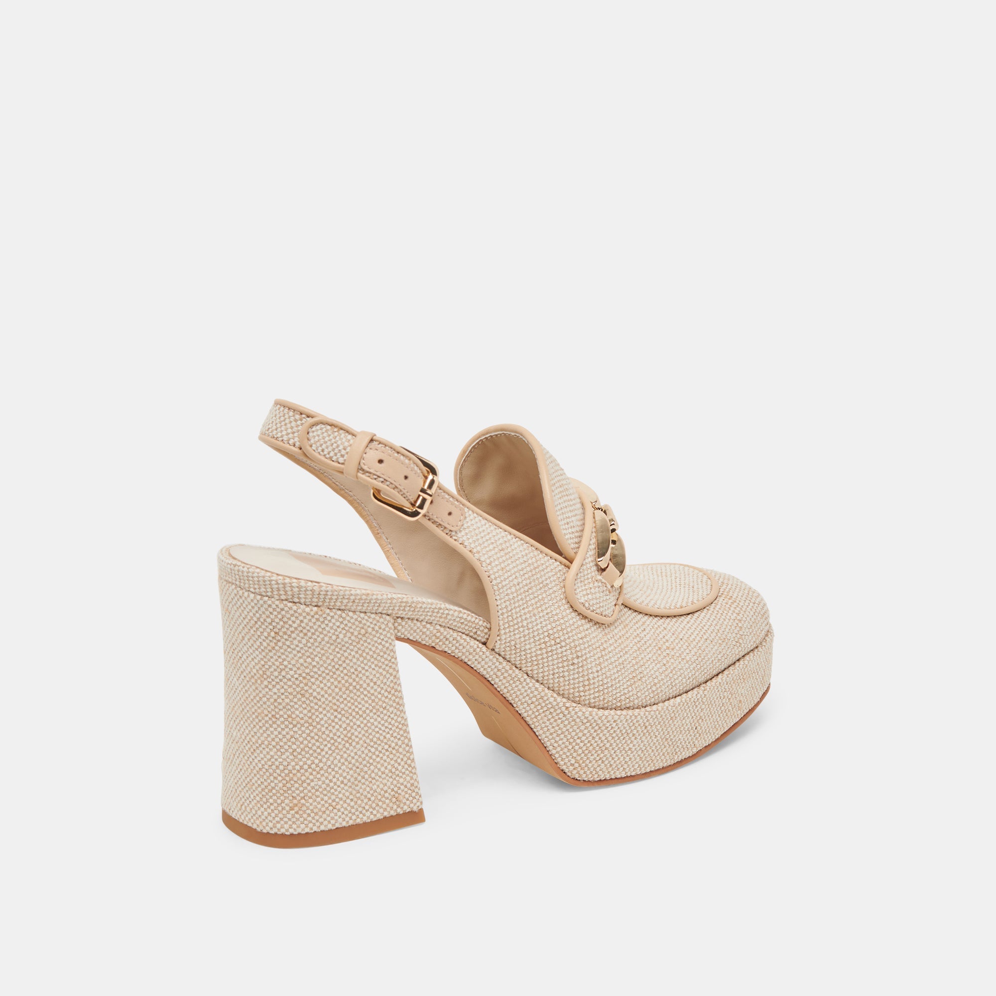 SIRUS HEELS SANDSTONE WOVEN