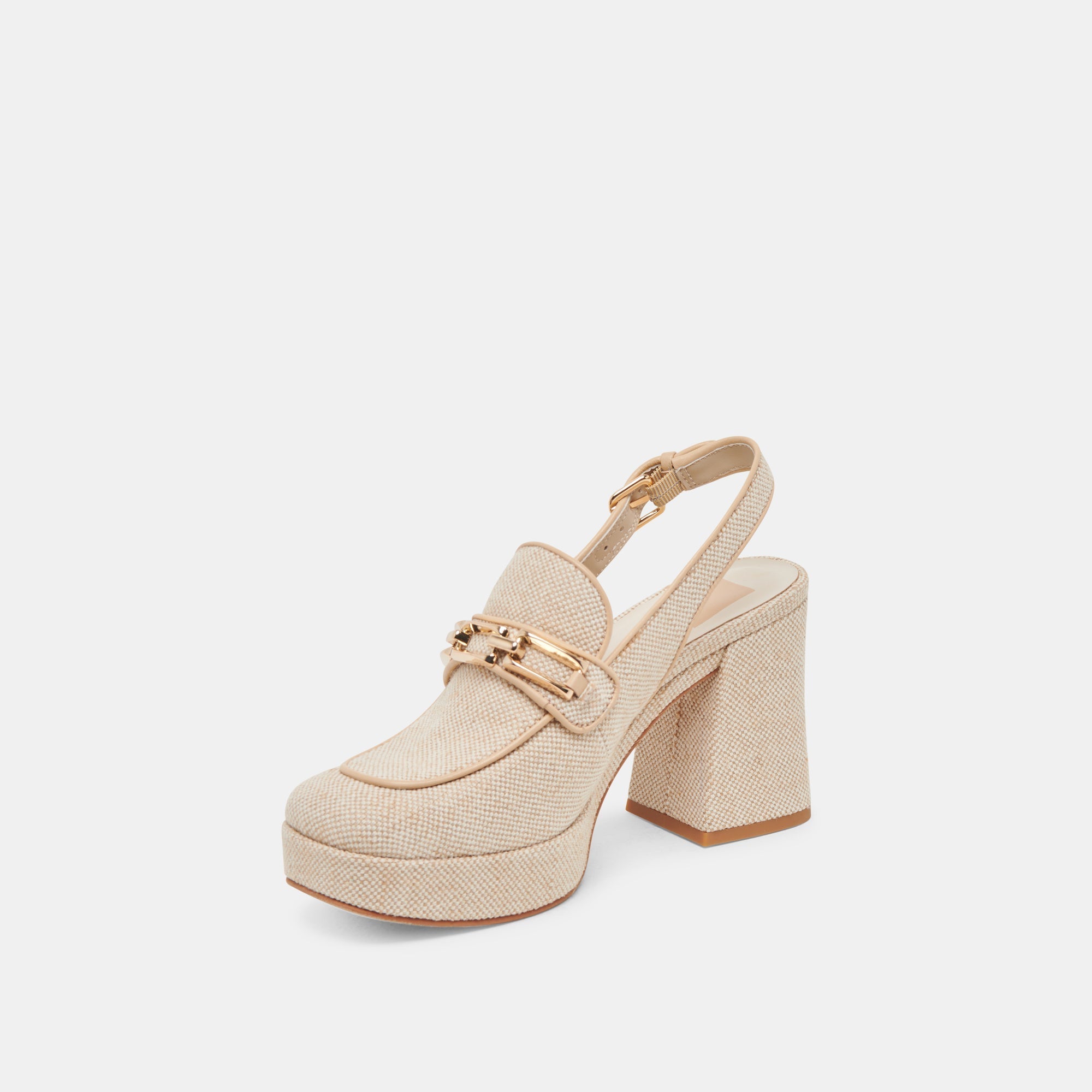 SIRUS HEELS SANDSTONE WOVEN