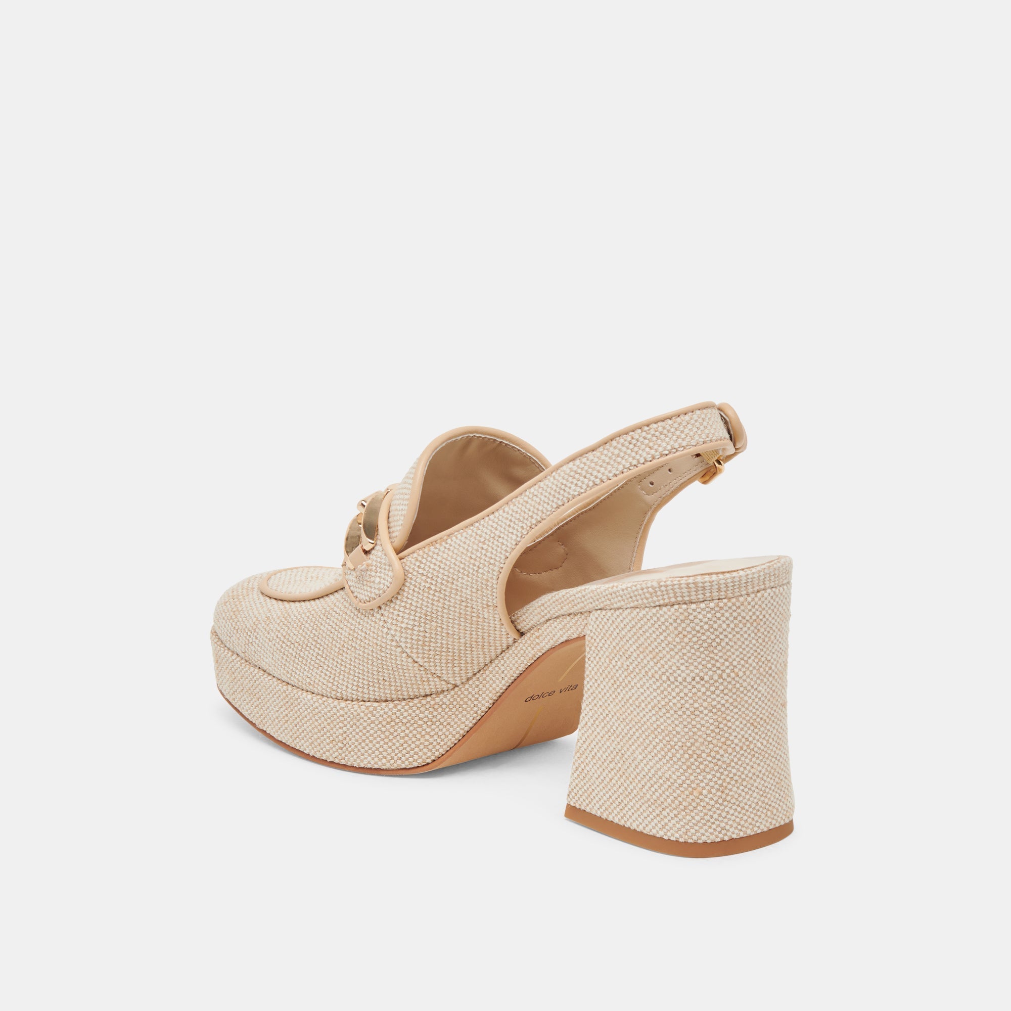 SIRUS HEELS SANDSTONE WOVEN