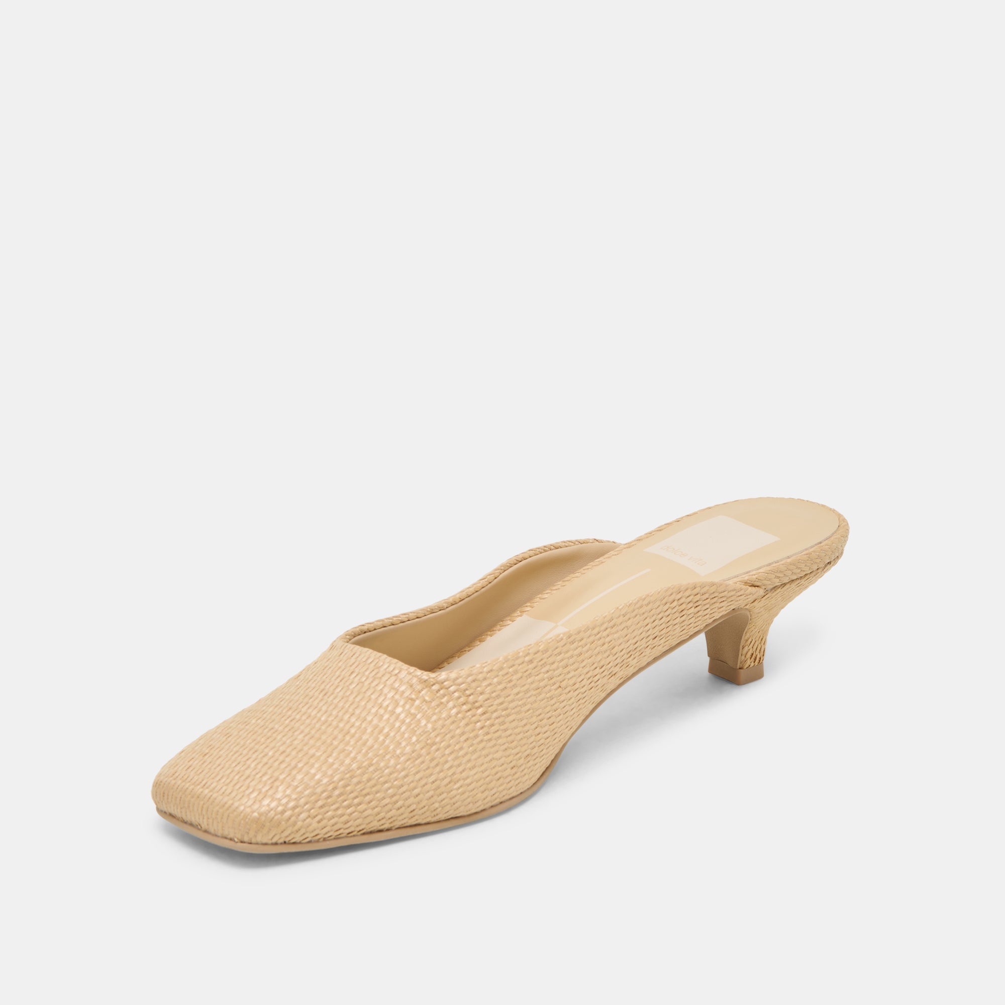 UMARA HEELS LT NATURAL RAFFIA