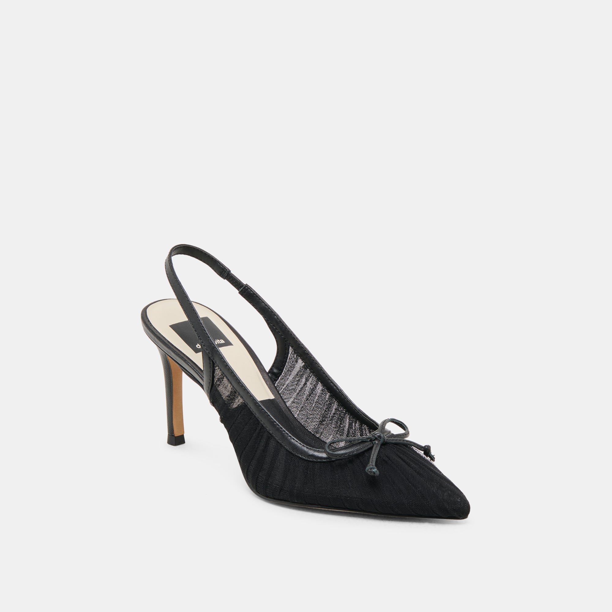 YELA HEELS BLACK TULLE