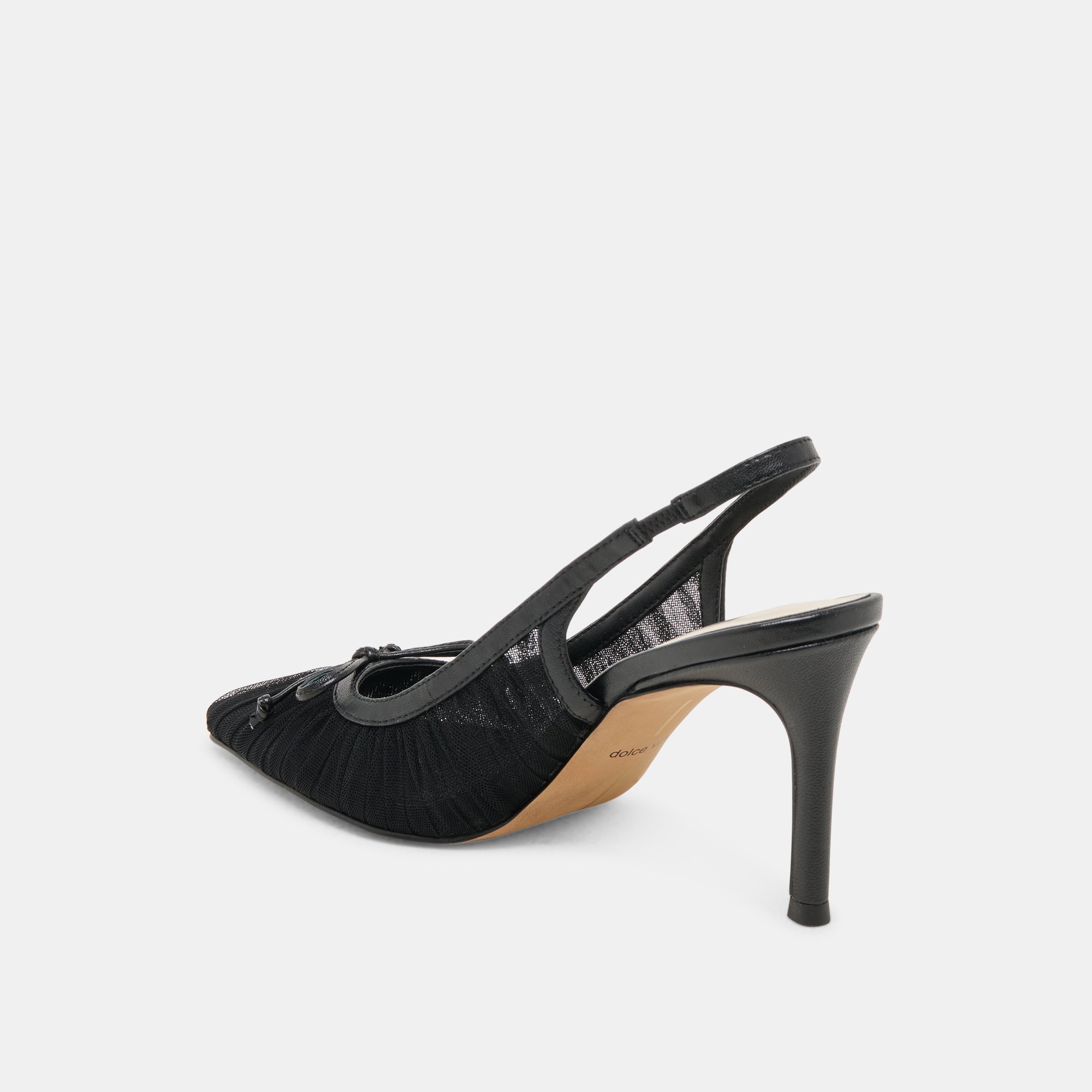 YELA HEELS BLACK TULLE
