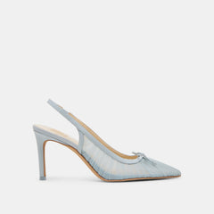 YELA HEELS LIGHT BLUE TULLE