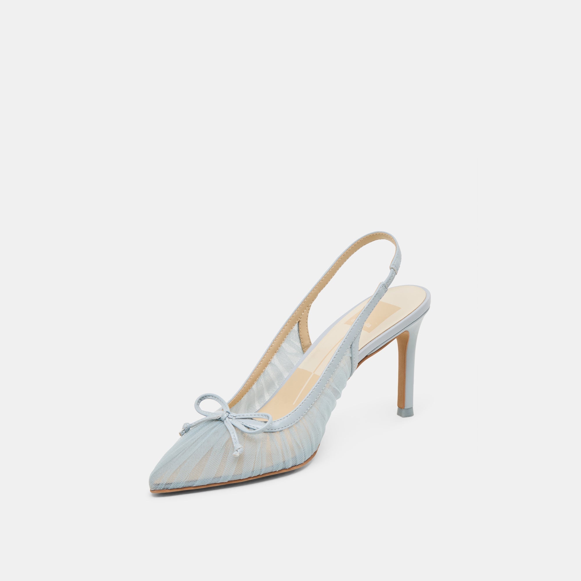 YELA HEELS LIGHT BLUE TULLE