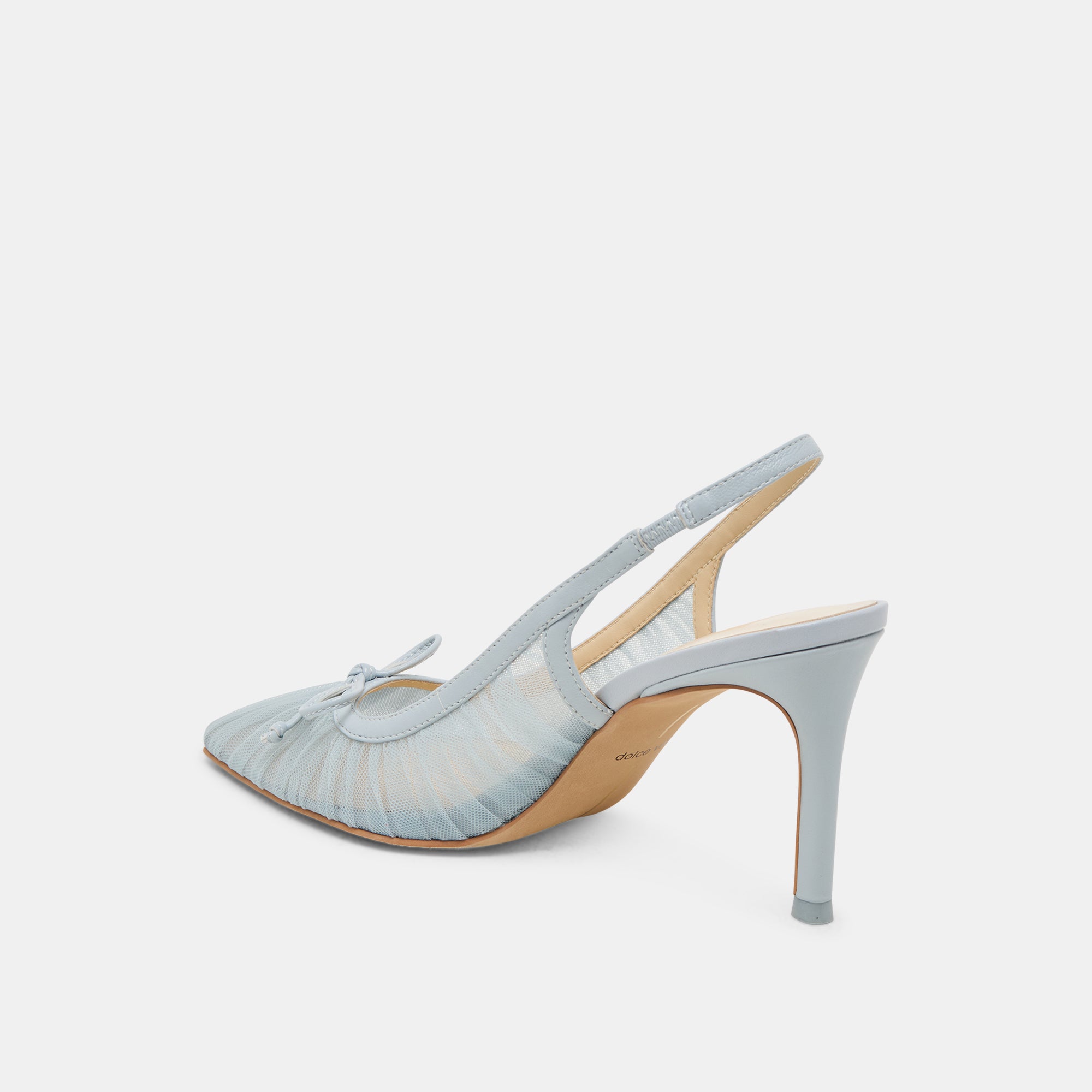 YELA HEELS LIGHT BLUE TULLE