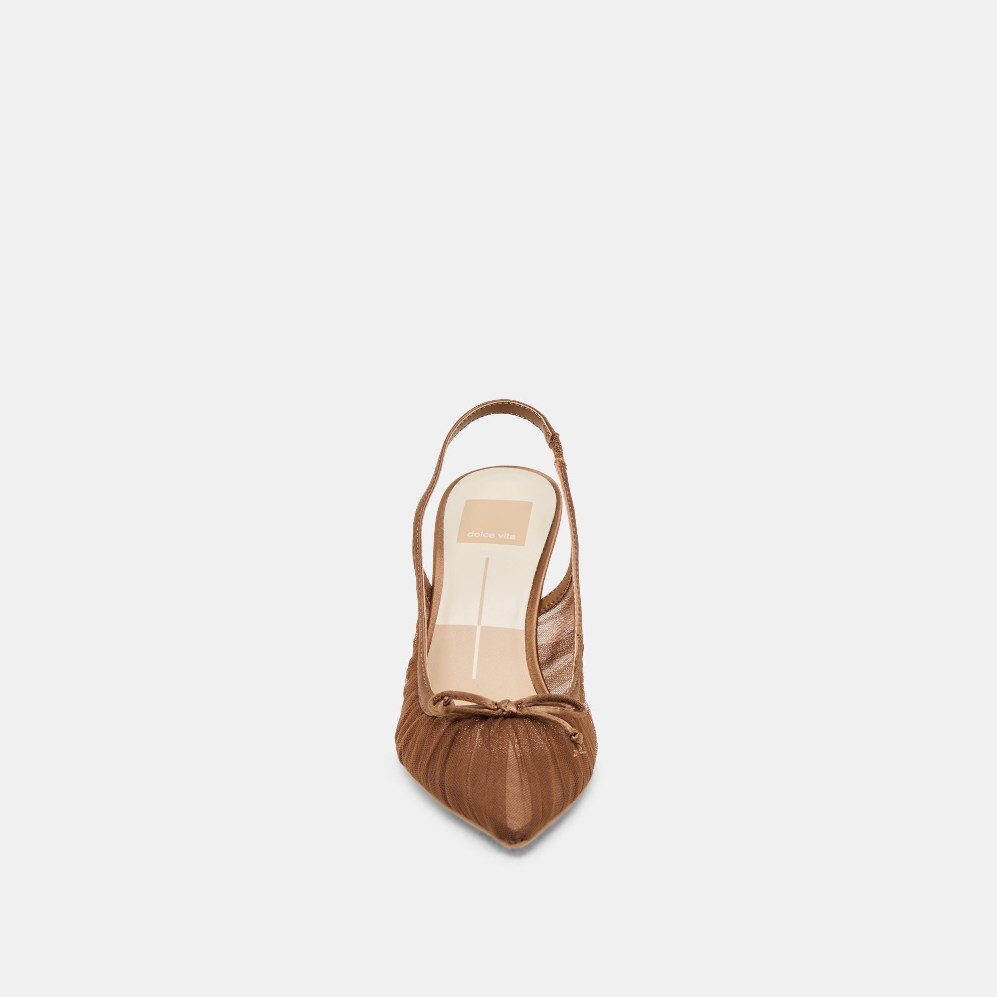 YELA HEELS MID BROWN TULLE