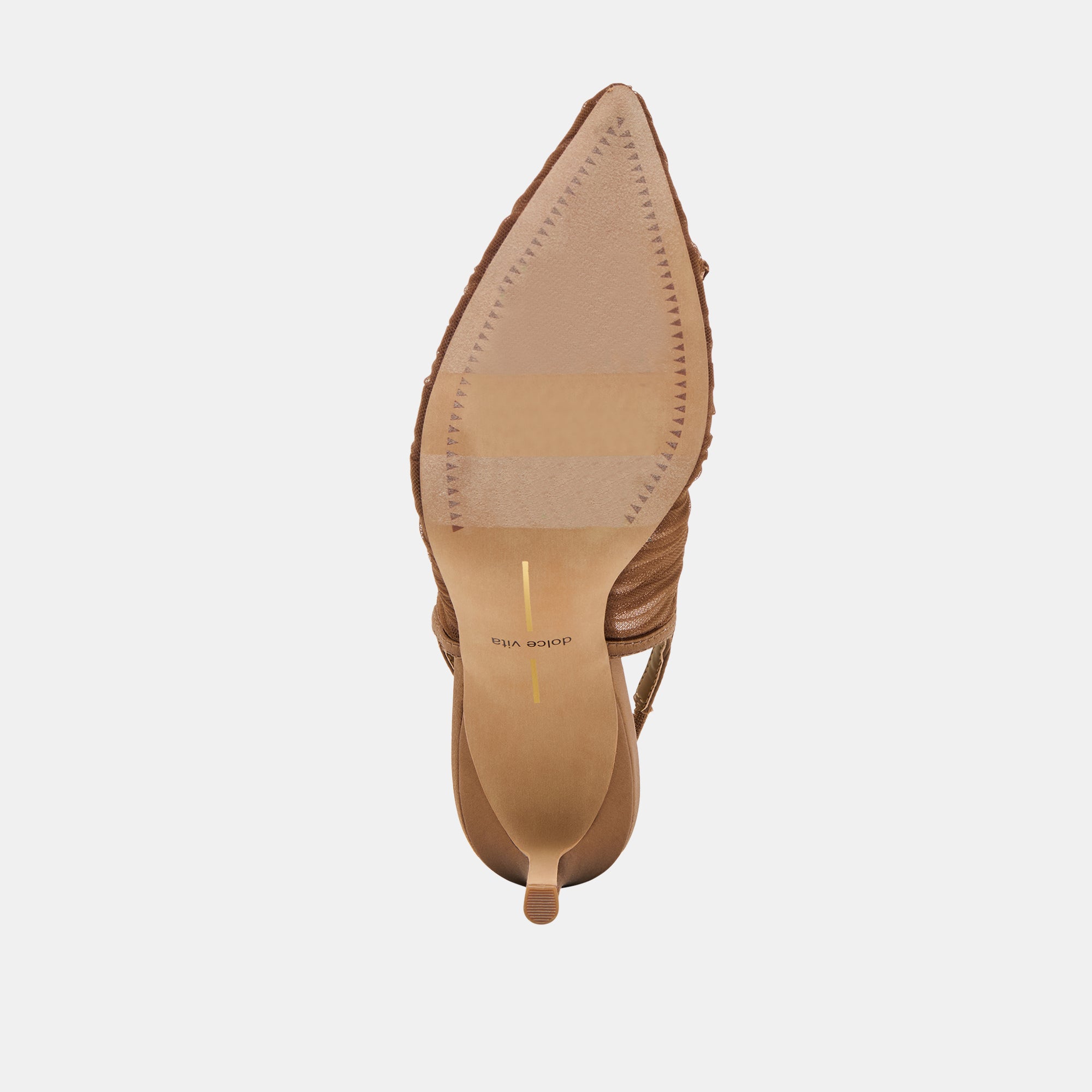 YELA HEELS MID BROWN TULLE