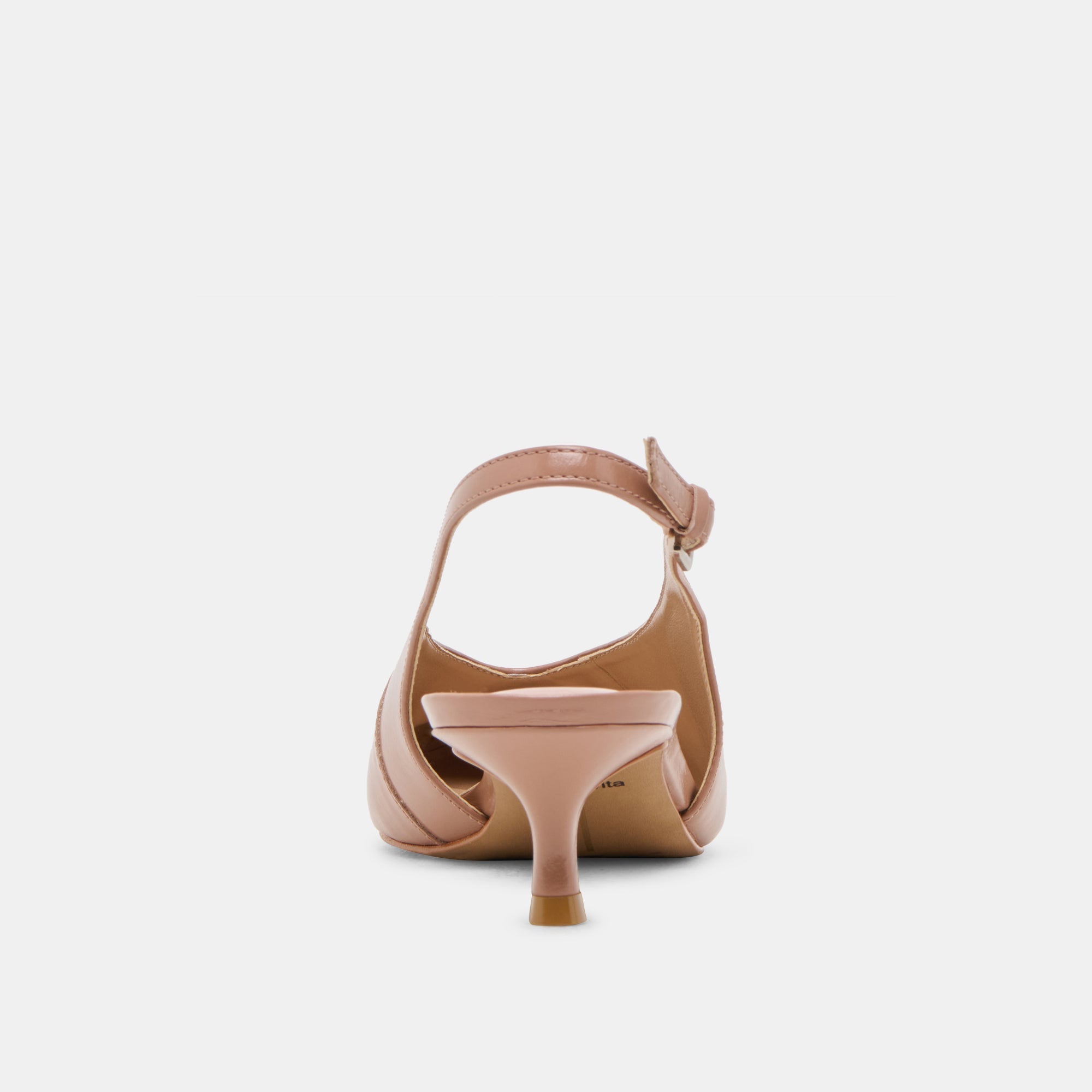 ALENNA HEELS WHISKEY CRINKLE PATENT