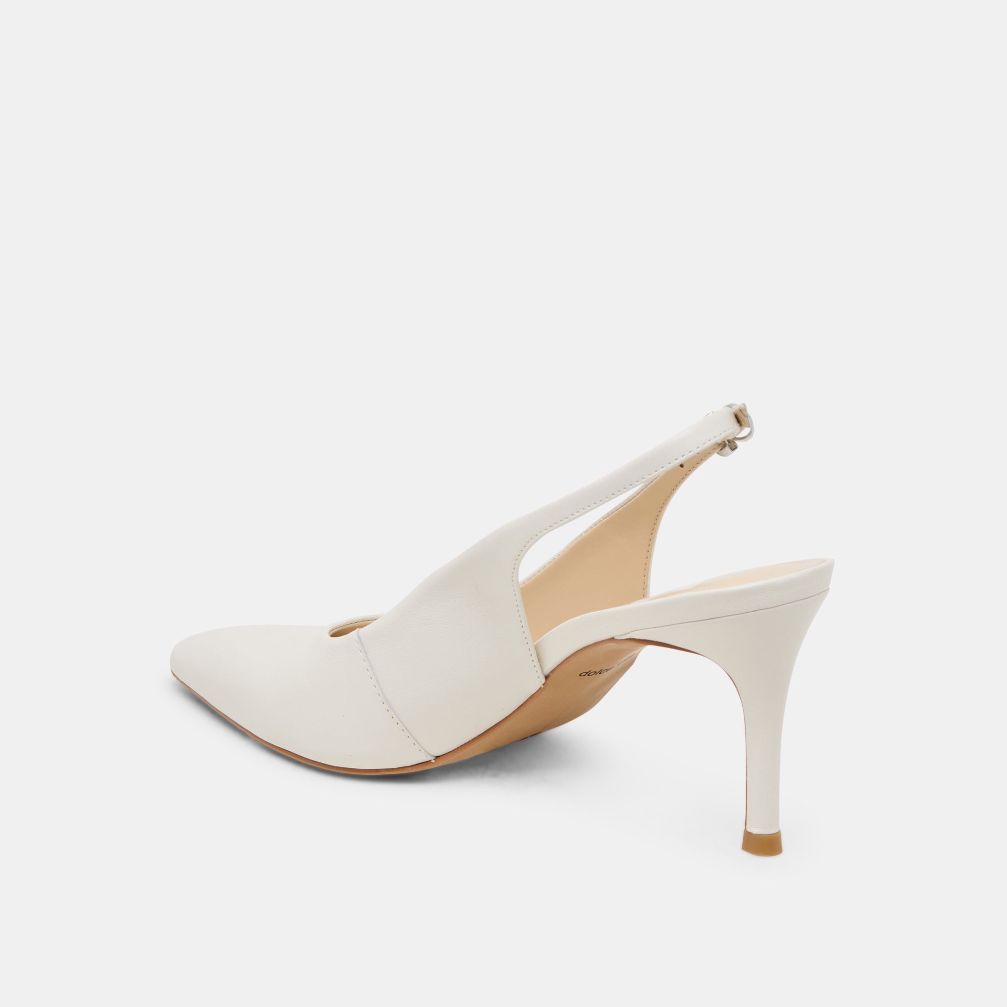 ELASI HEELS WHITE LEATHER