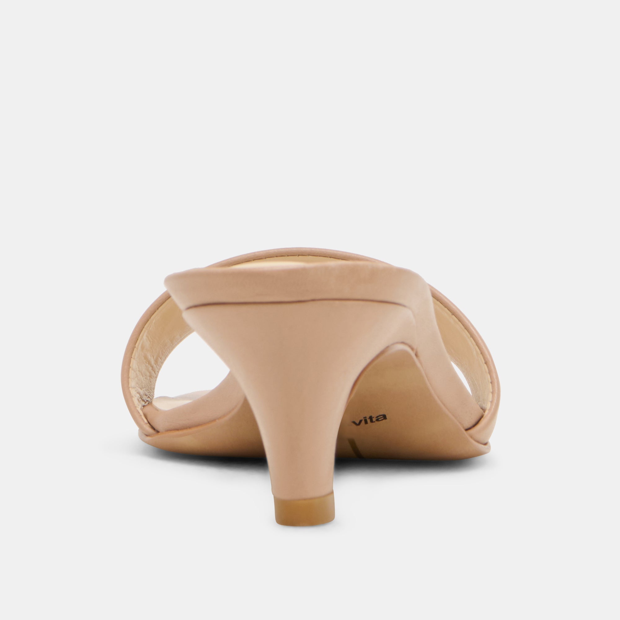 REXA HEELS LIGHT TAN LEATHER