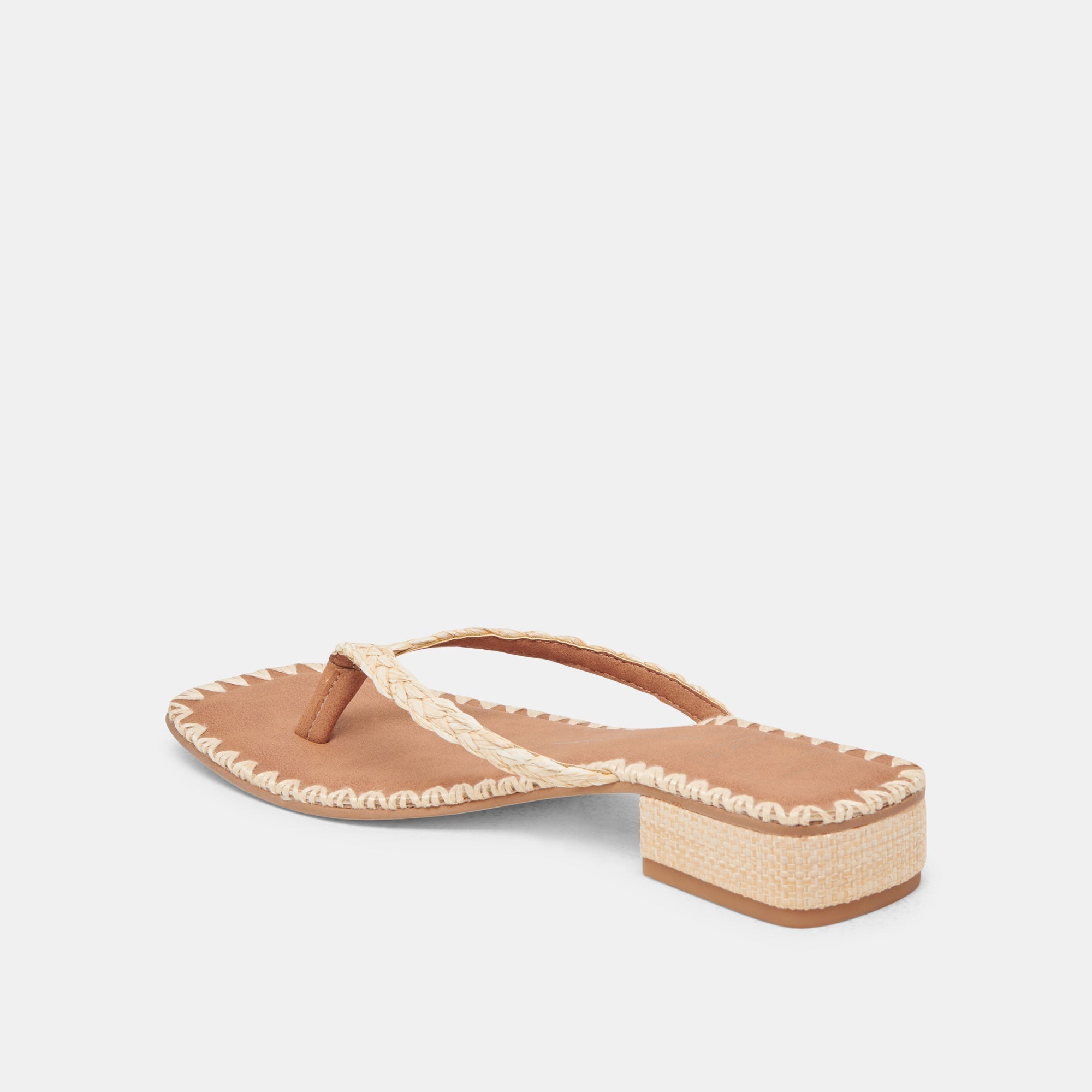 BARTY SANDALS LT NATURAL RAFFIA
