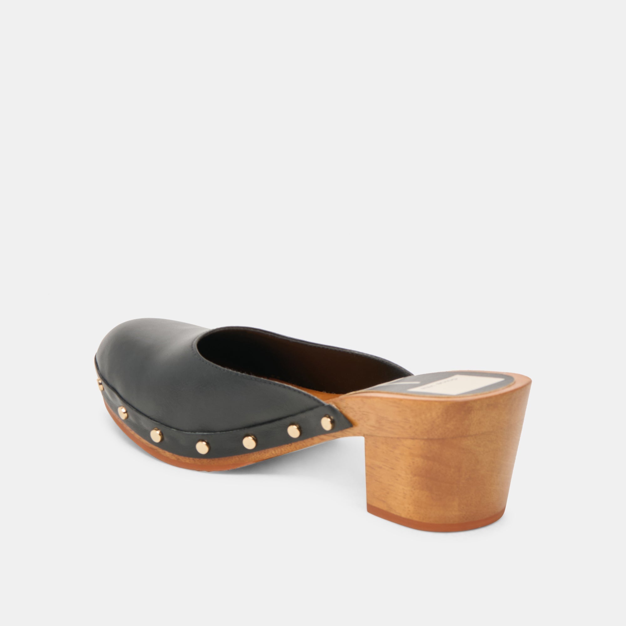 CAMYN HEELS BLACK LEATHER