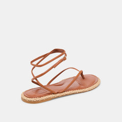 COVE SANDALS BROWN LEATHER
