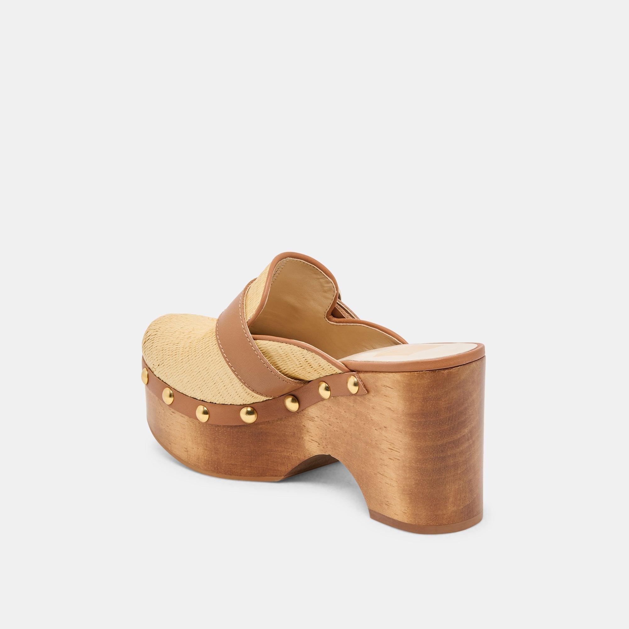 DEBRAH CLOGS LT NATURAL RAFFIA