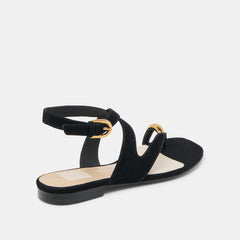 EARLA SANDALS ONYX SUEDE