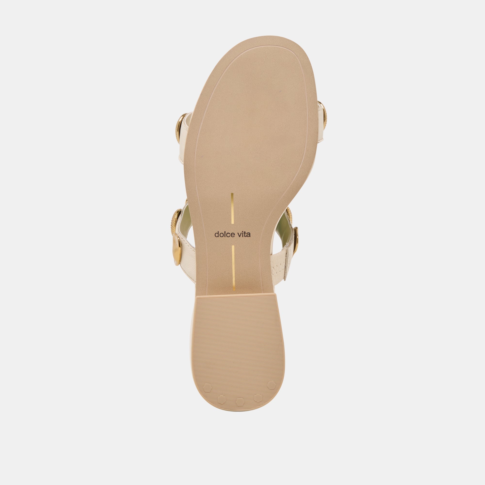 FARROW SANDALS CREME LEATHER