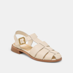HOLIS SANDALS BONE LEATHER