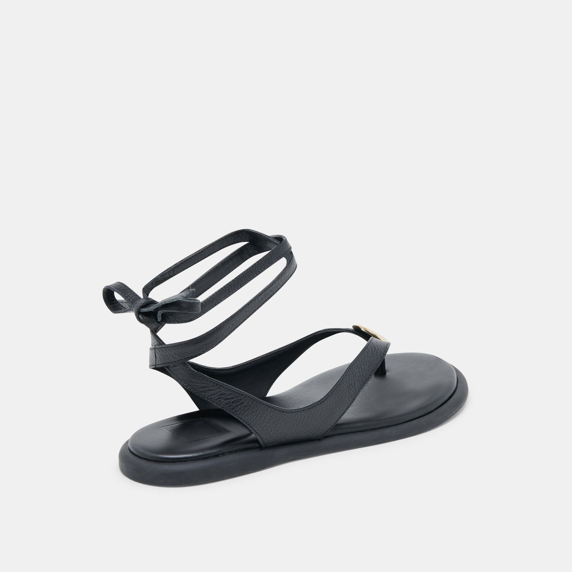JUDY SANDALS BLACK LEATHER
