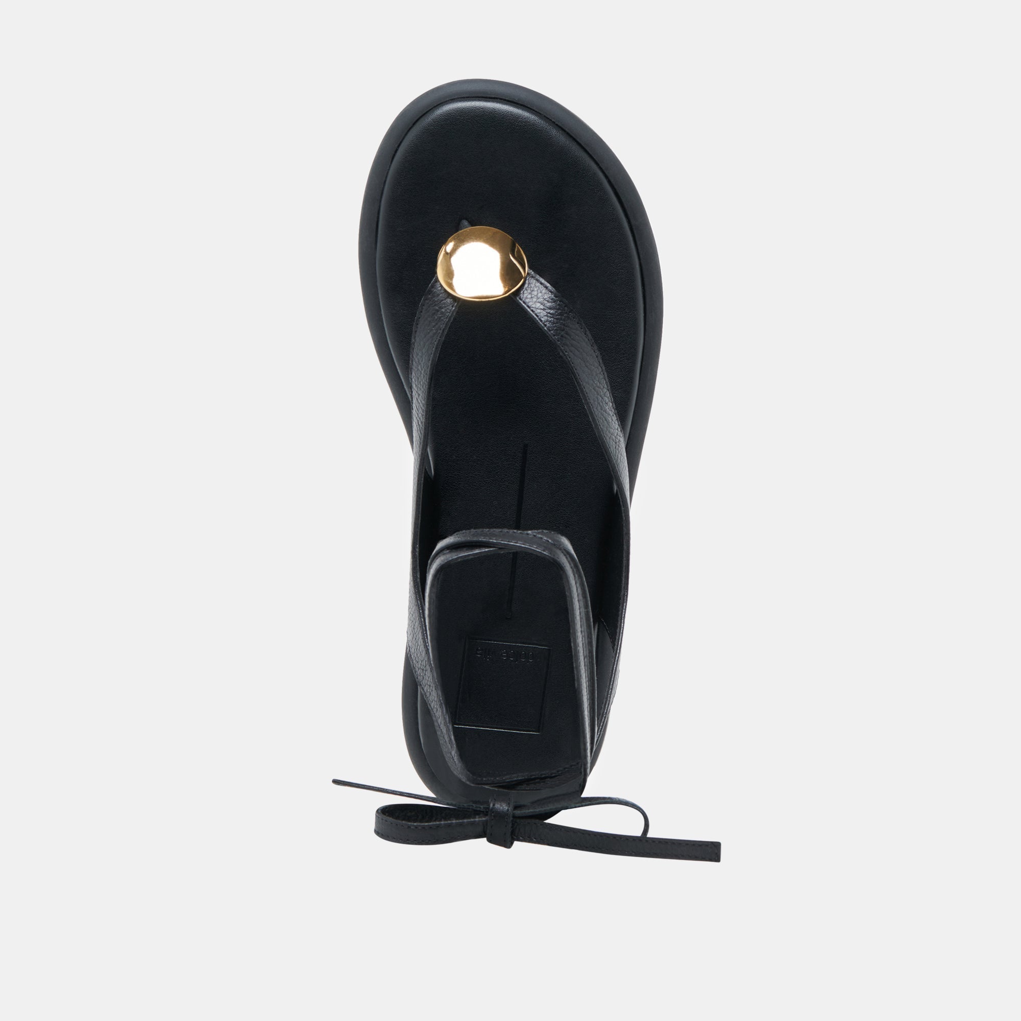 JUDY SANDALS BLACK LEATHER