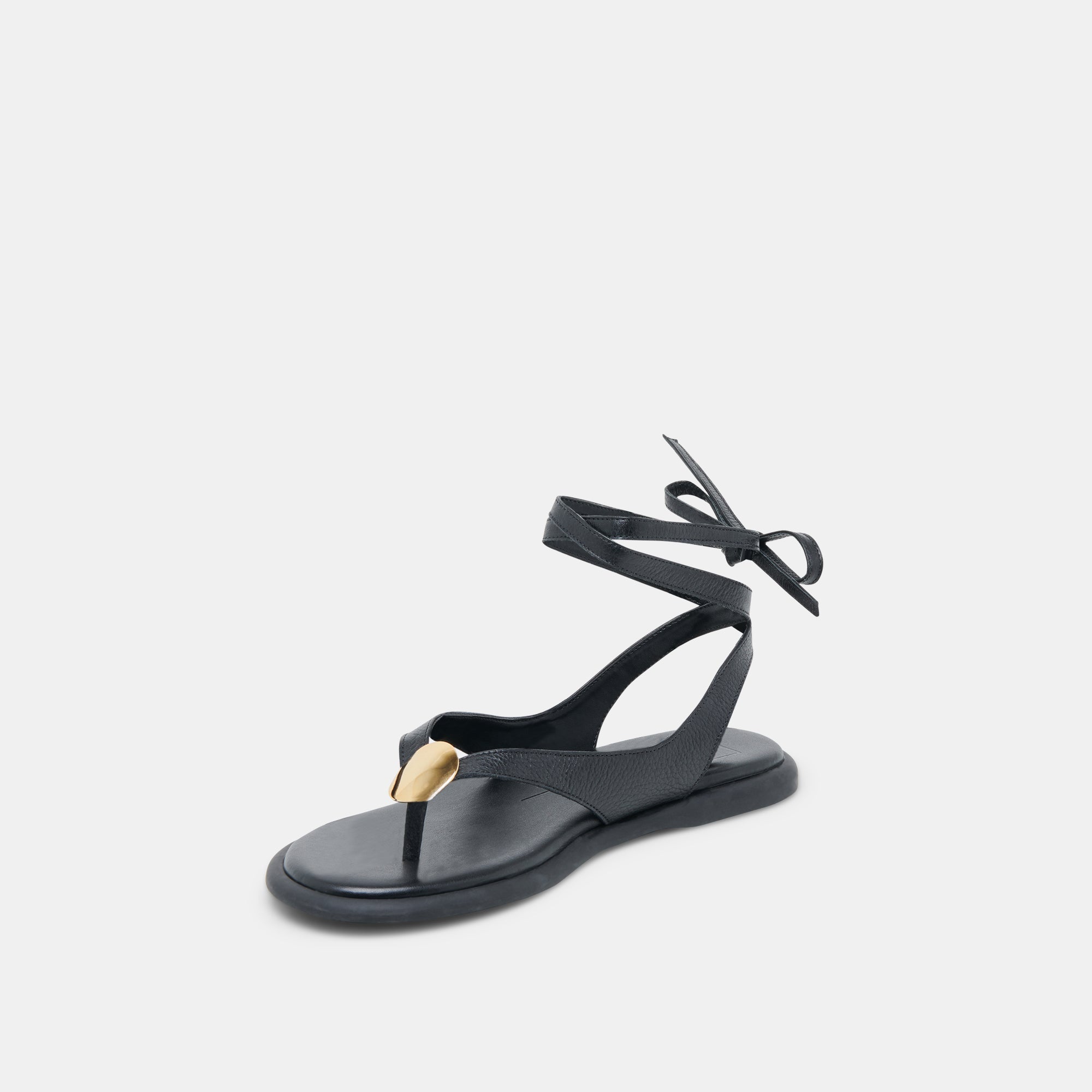 JUDY SANDALS BLACK LEATHER