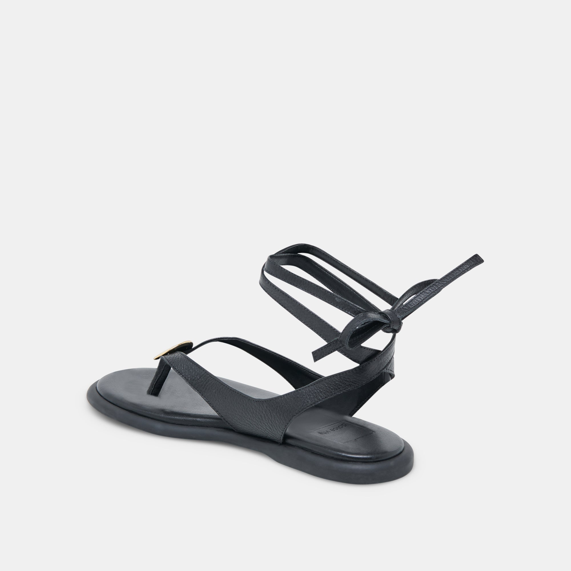 JUDY SANDALS BLACK LEATHER