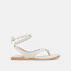 JUDY SANDALS BONE LEATHER