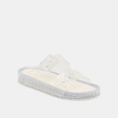 JULIO SANDALS CRYSTAL VINYL