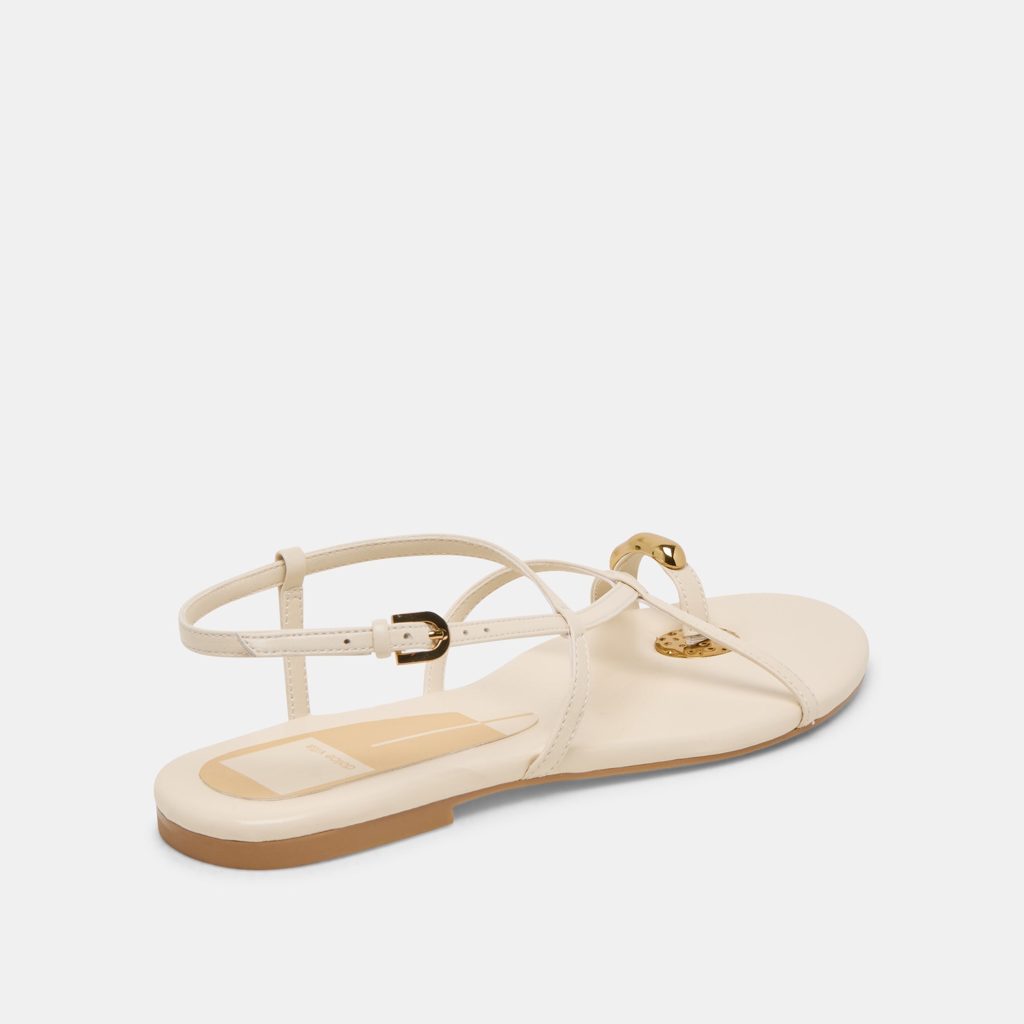 KESHA SANDALS BONE LEATHER