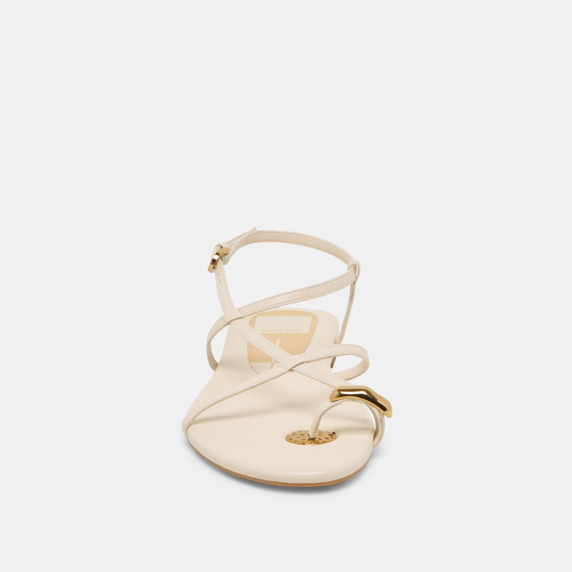 KESHA SANDALS BONE LEATHER