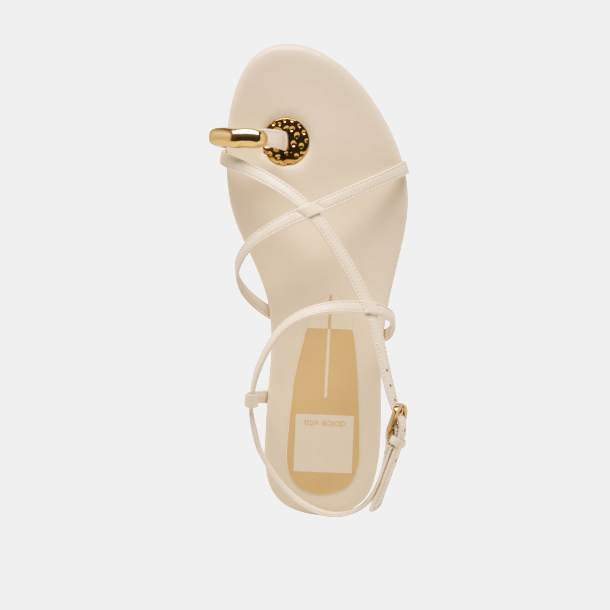 KESHA SANDALS BONE LEATHER