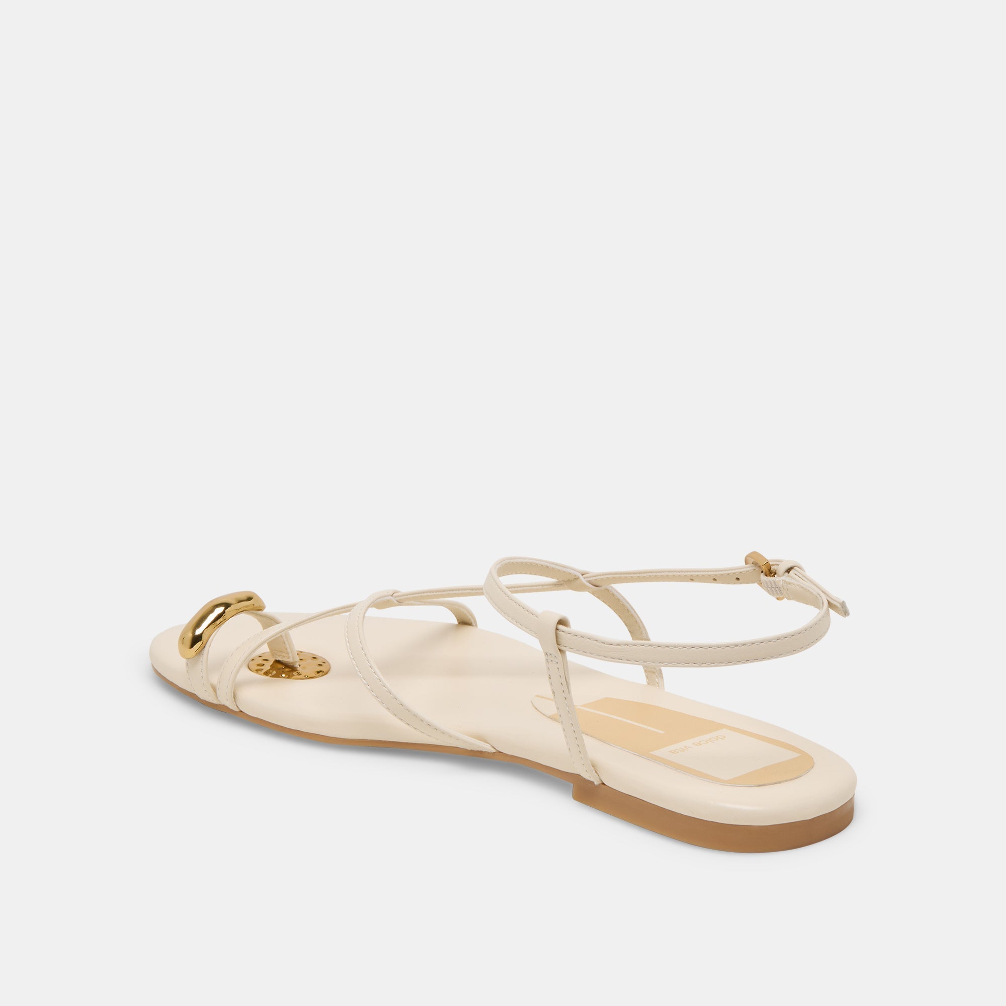 KESHA SANDALS BONE LEATHER