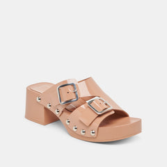 MELODY HEELS TAN LEATHER