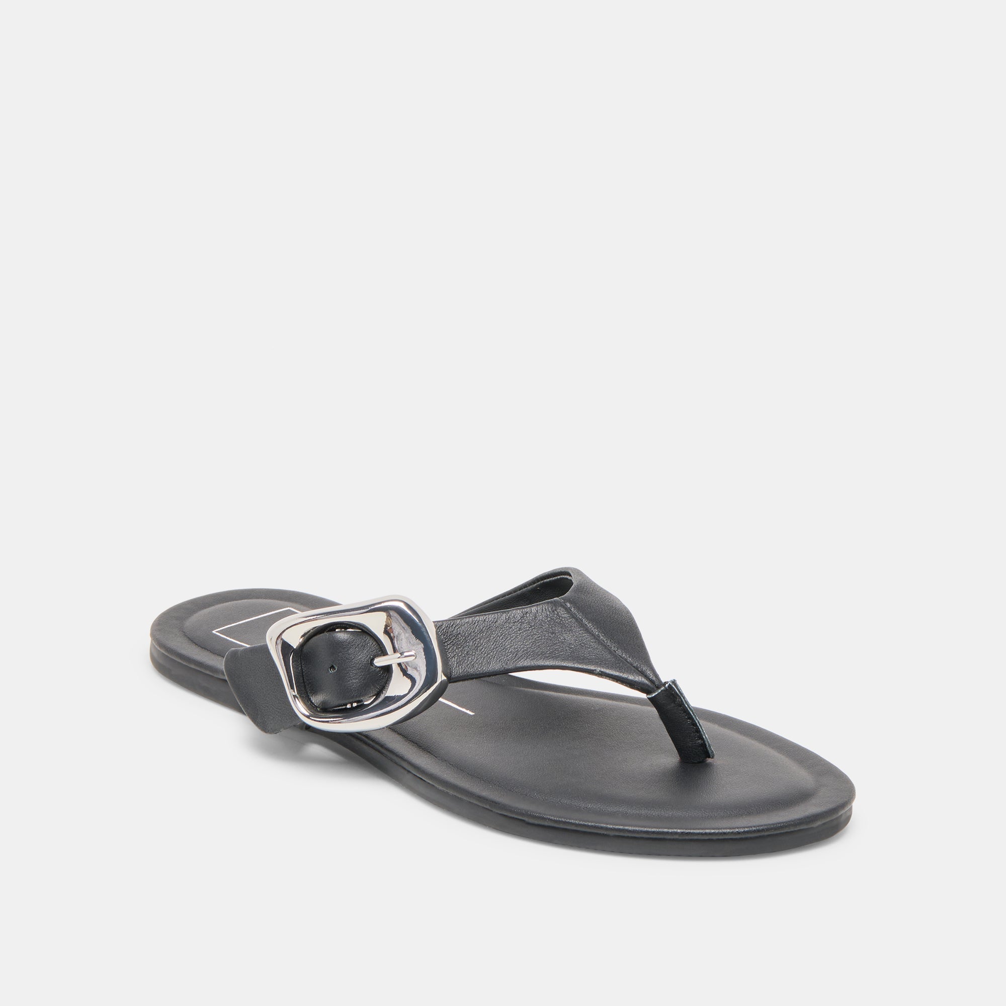 ROSSA SANDALS BLACK LEATHER