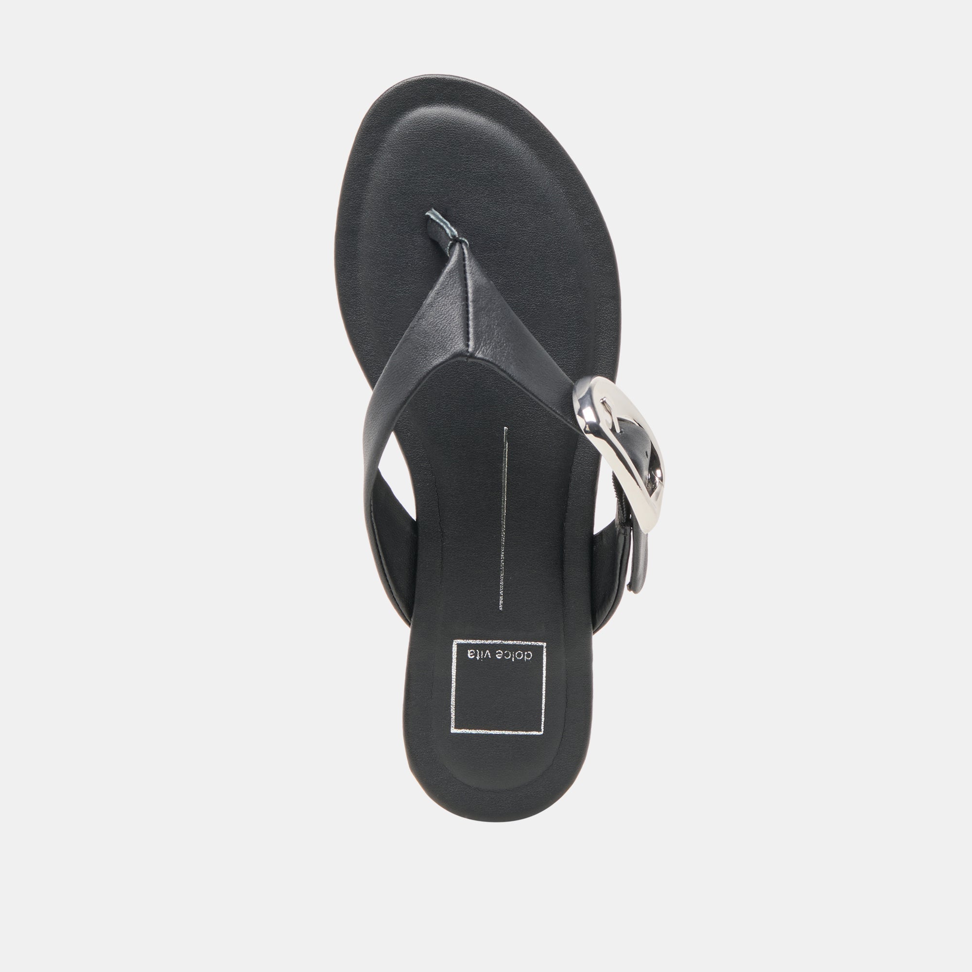 ROSSA SANDALS BLACK LEATHER