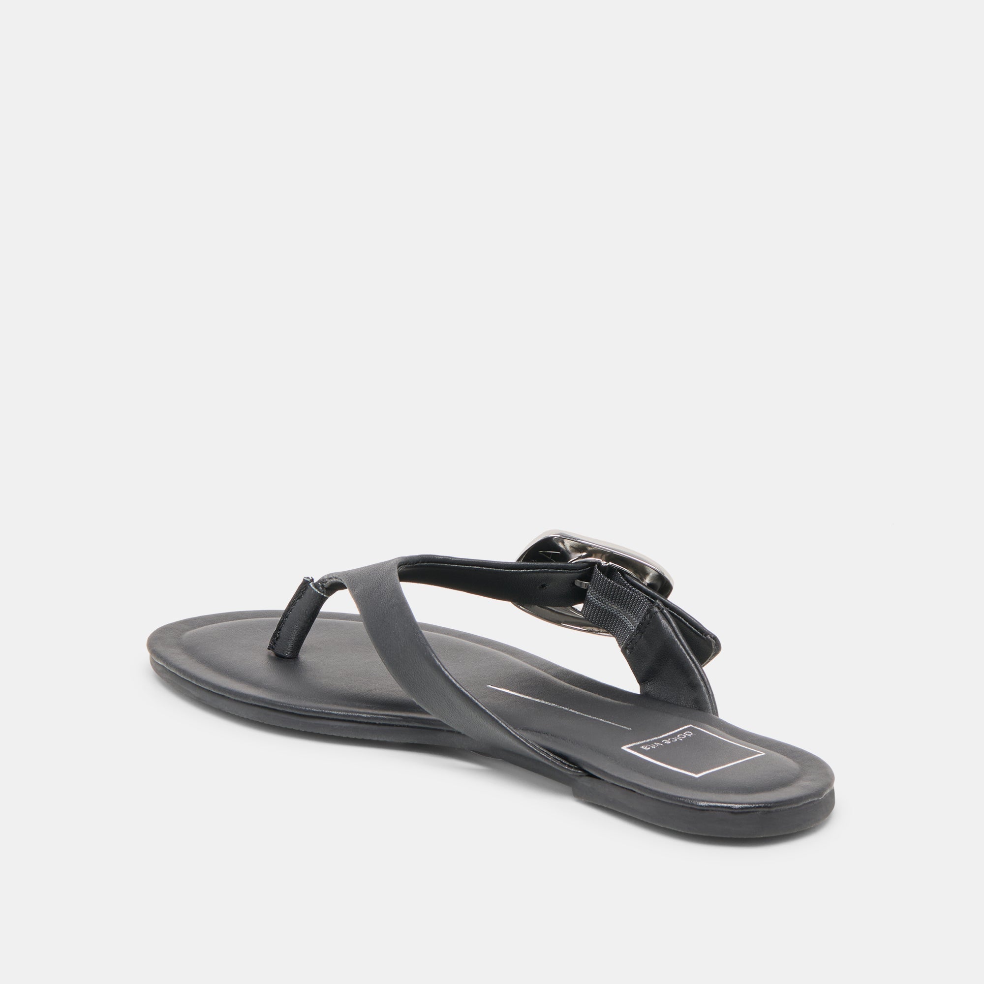 ROSSA SANDALS BLACK LEATHER