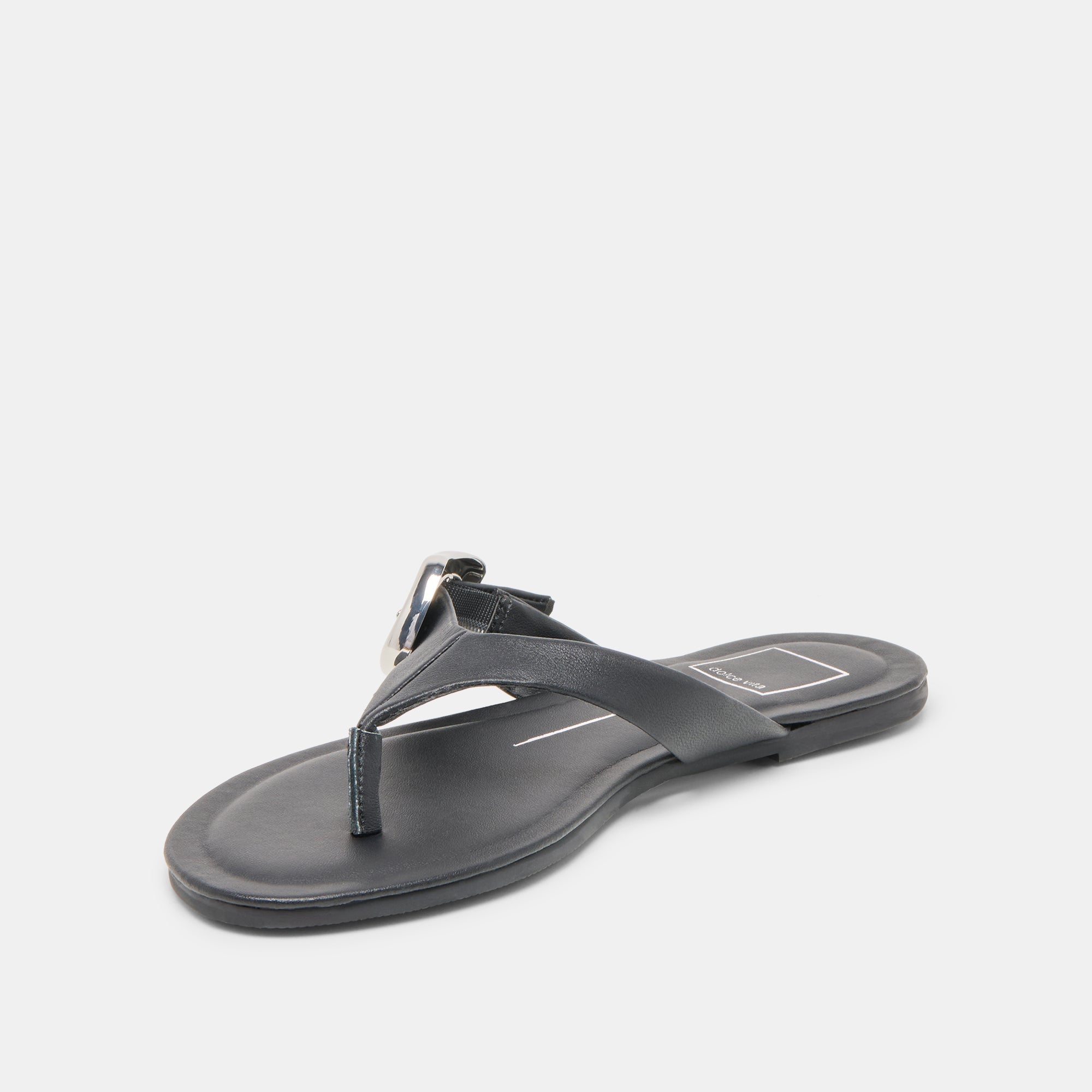 ROSSA SANDALS BLACK LEATHER