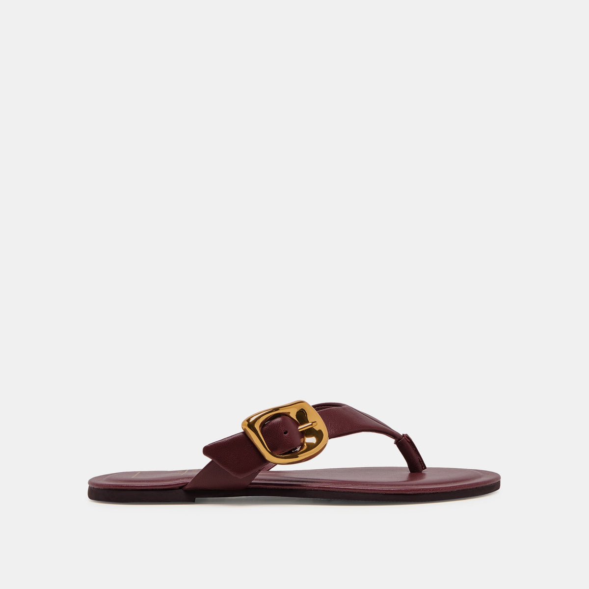 ROSSA SANDALS BURGUNDY LEATHER
