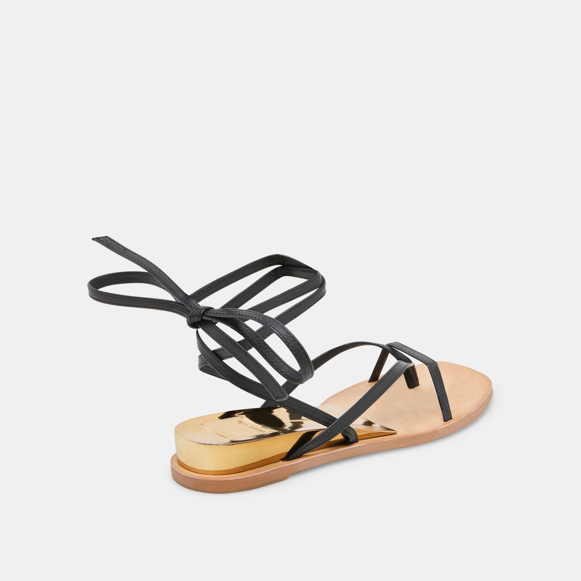 RUDIE SANDALS BLACK LEATHER