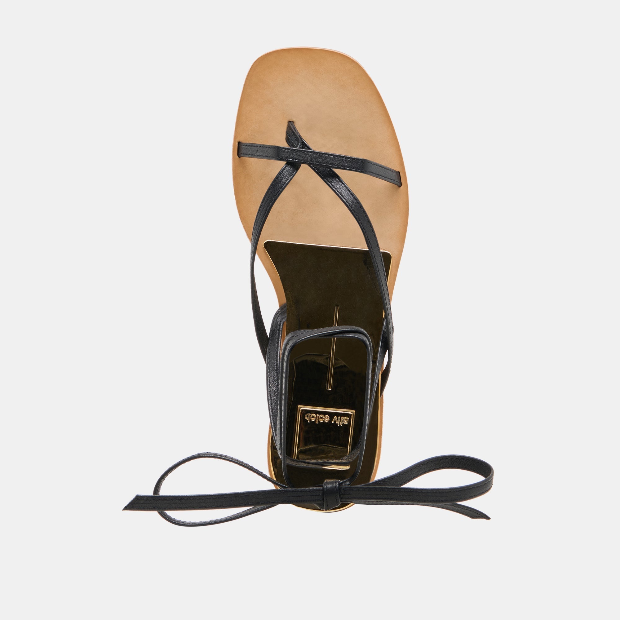 RUDIE SANDALS BLACK LEATHER