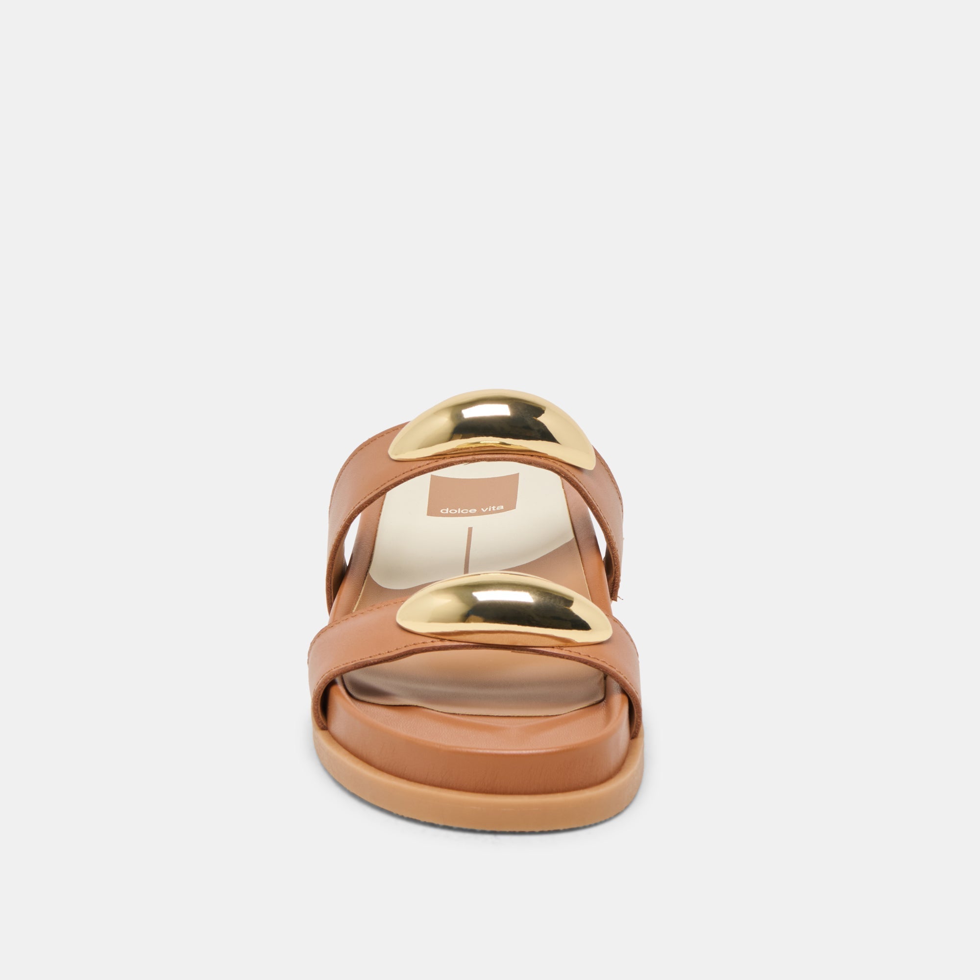 SATINE SANDALS SADDLE LEATHER