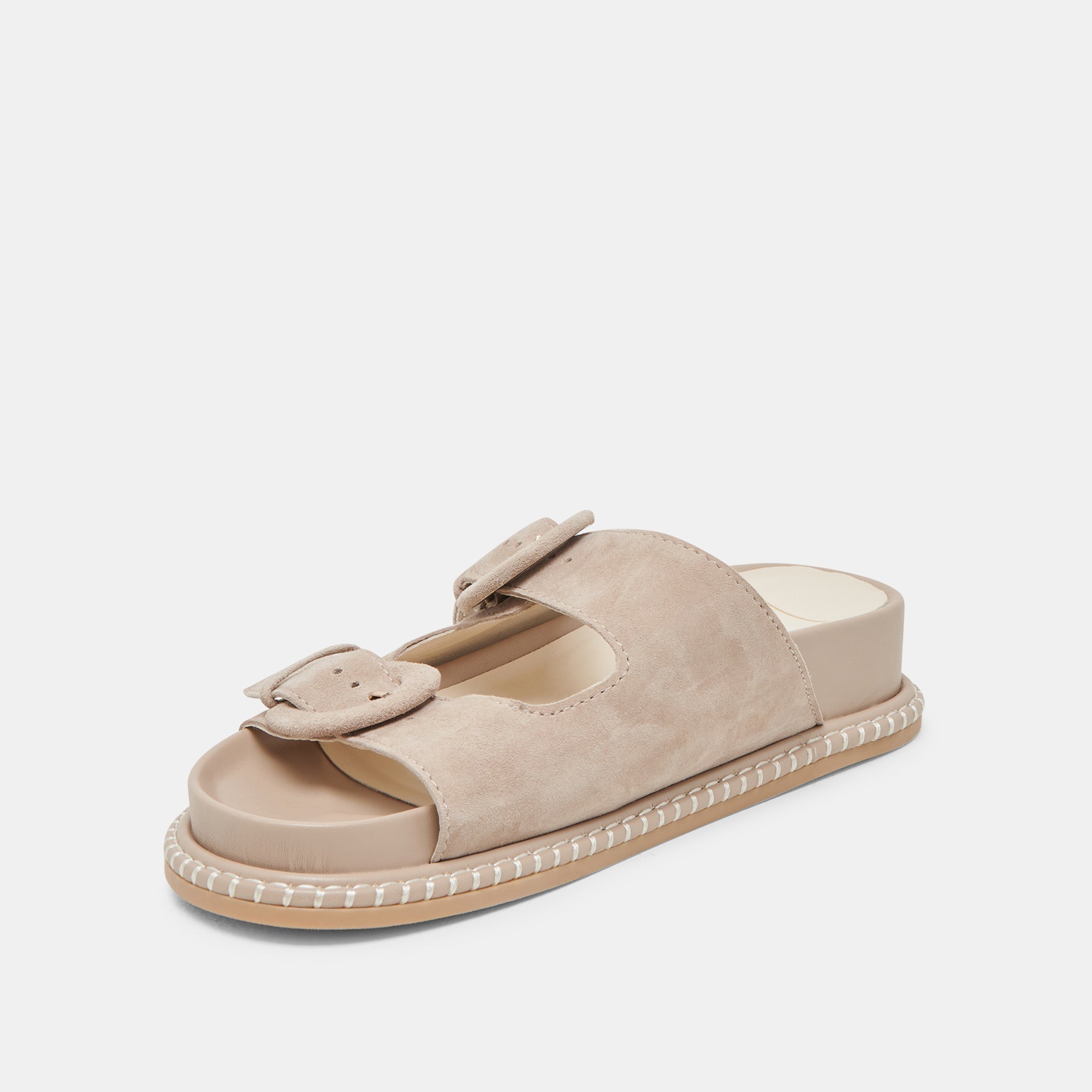 SHAUNY SANDALS DK TAUPE SUEDE