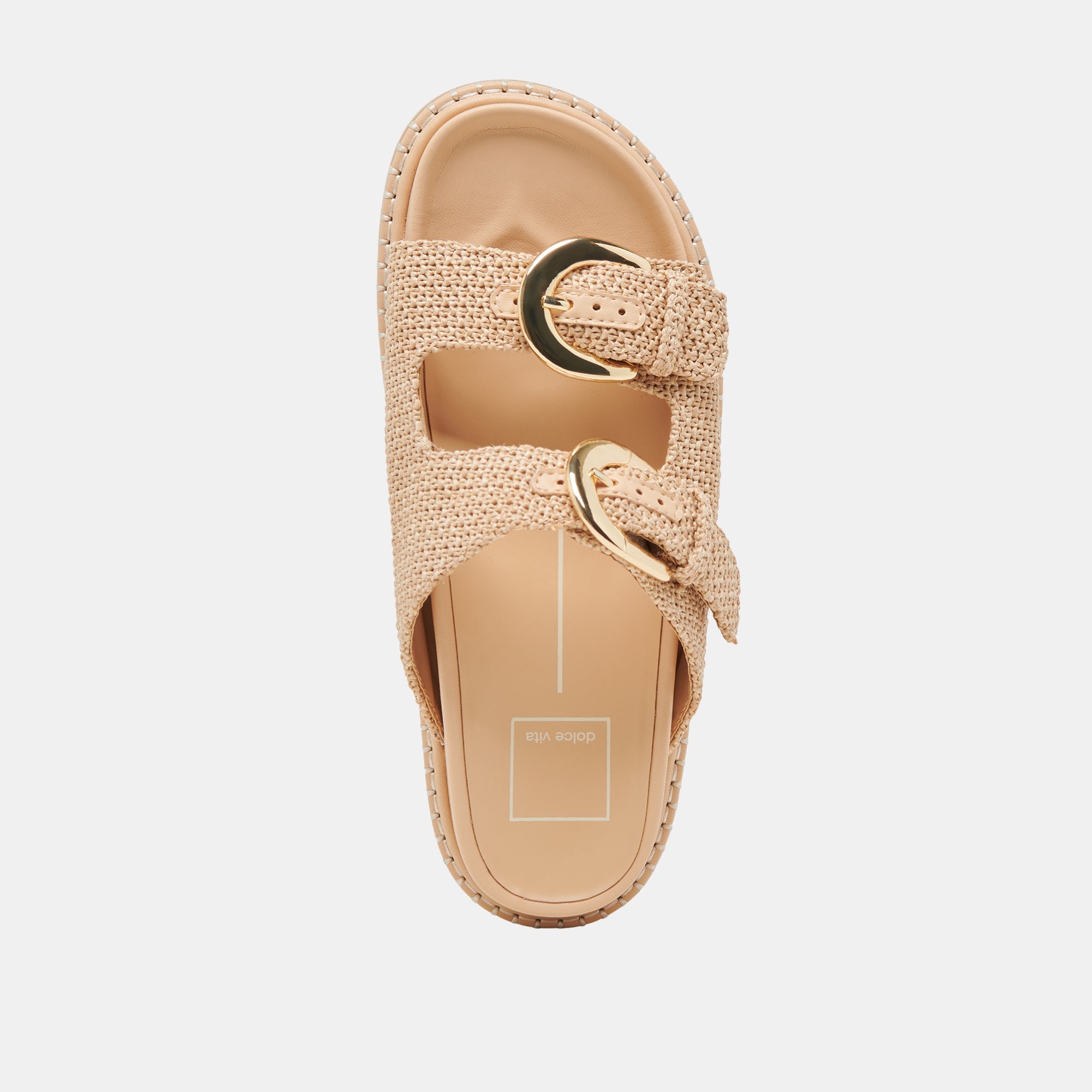 SHAUNY SANDALS NATURAL RAFFIA