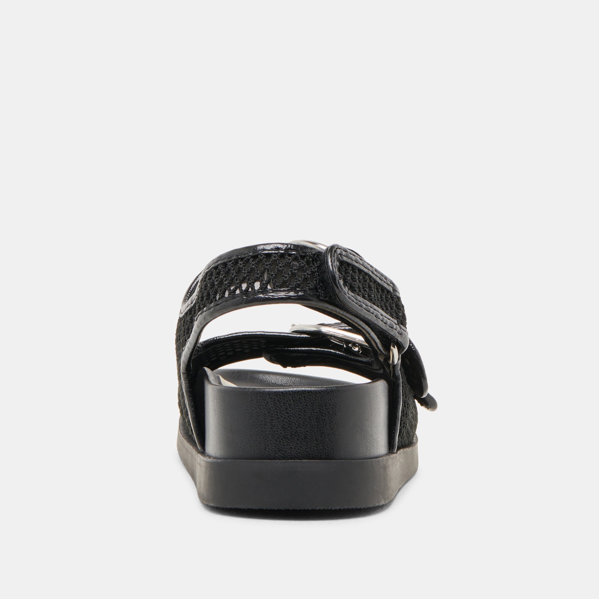 STARLA MESH SANDALS BLACK WOVEN MESH