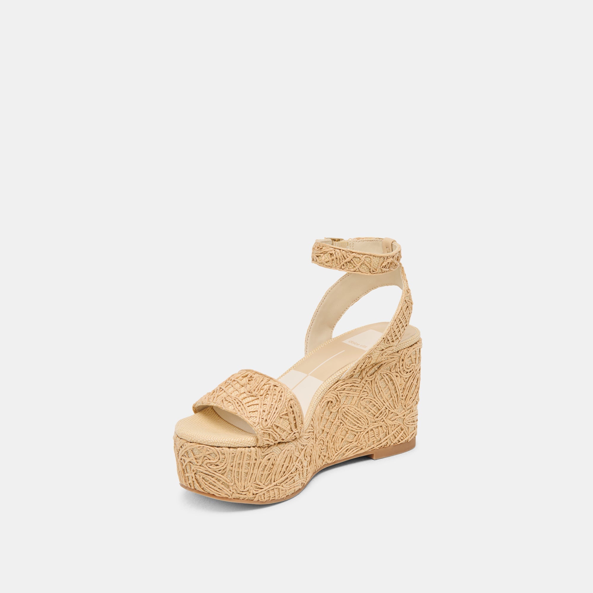 TALISA WEDGES NATURAL MACRAME