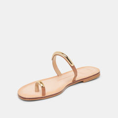 WINK WIDE SANDALS SADDLE LEATHER