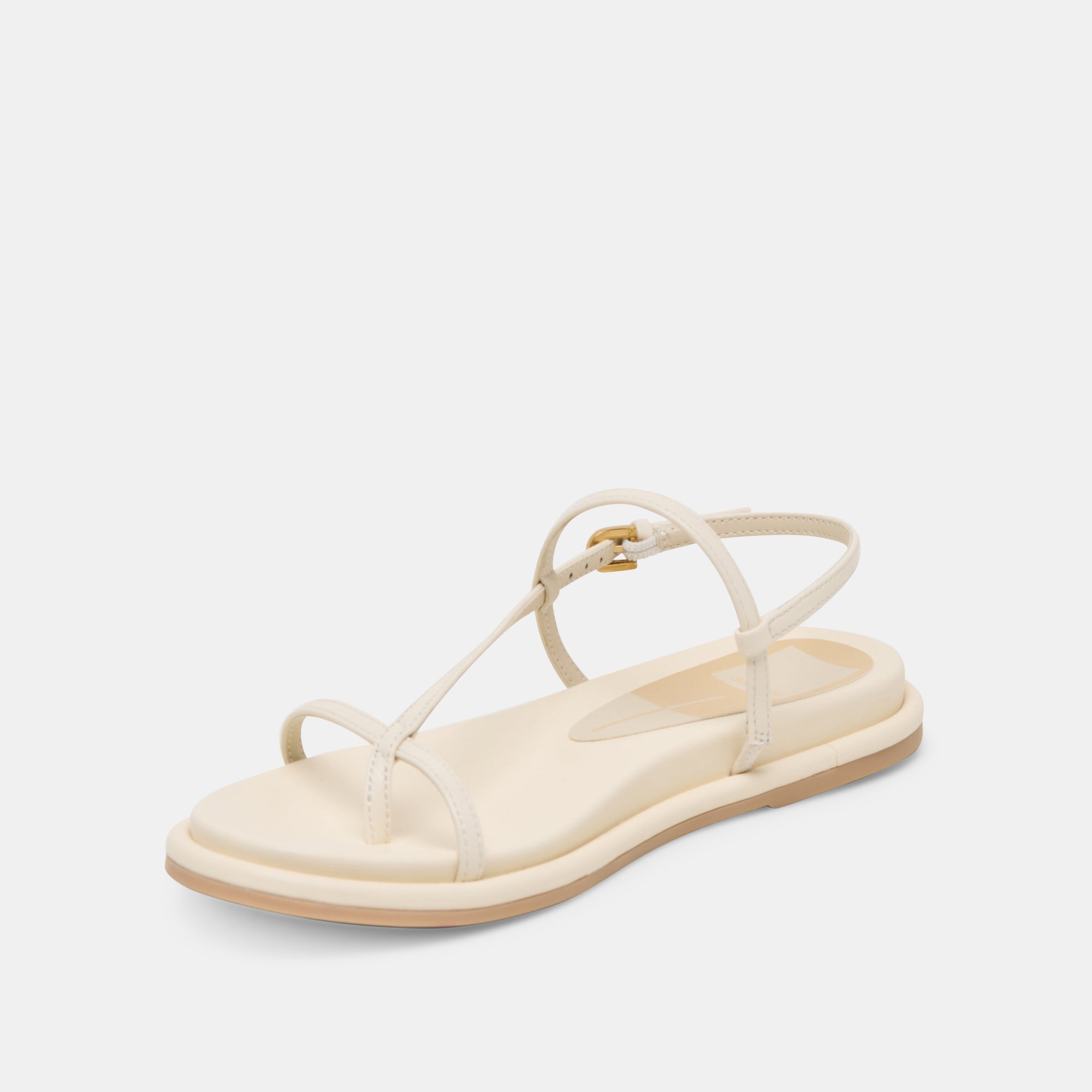 DALLEN SANDALS OFF WHITE LEATHER